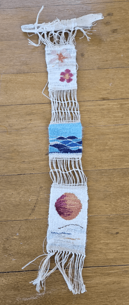 weaved wall hanging